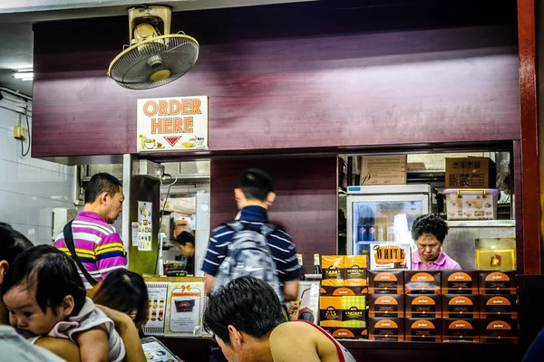 Local singaporean coffee shop — Stock Photo, Image