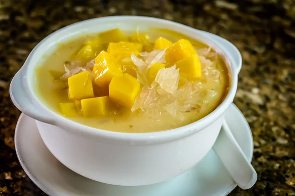 Purê de manga gelado com Sago e Pomelo — Fotografia de Stock