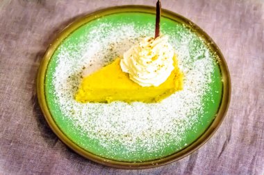 Balkabaklı cheesecake