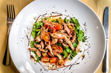 Insalata Tiepida Di Polpo Al Aceto Balsamico 