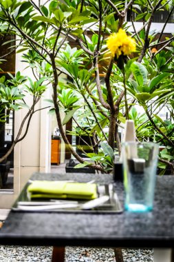 Casual yemek restoran Tablo ayarı