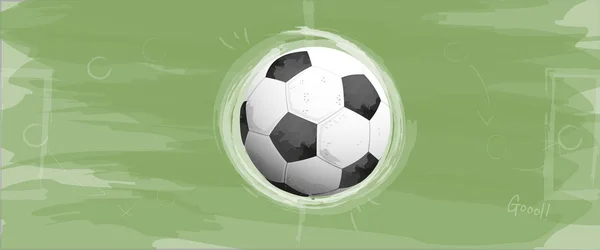 Soccer or football background — Stock Photo, Image