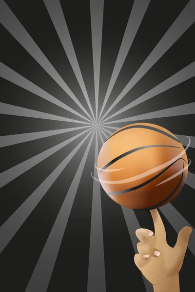 Фон з баскетболу або вуличного м'яча Стокова Картинка