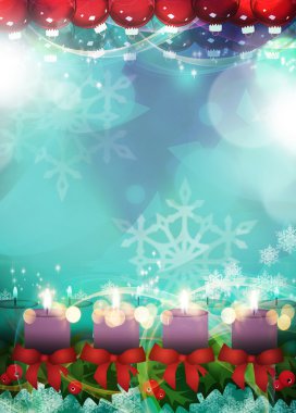 Advent veya Noel arka plan