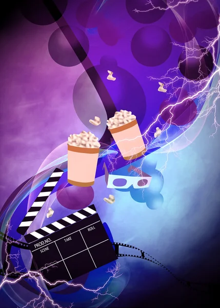 Cinema or movie background — Stock Photo, Image