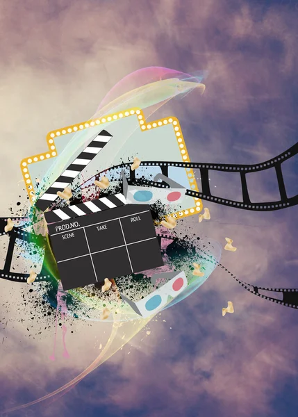 Cinema or movie background — Stock Photo, Image