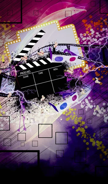 Cinema or movie background — Stock Photo, Image