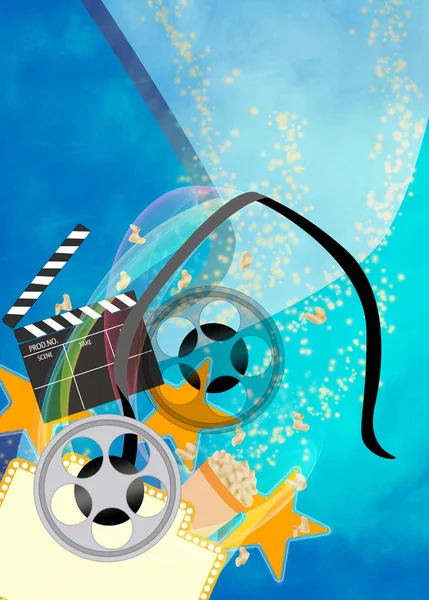 Cinema or movie background — Stock Photo, Image