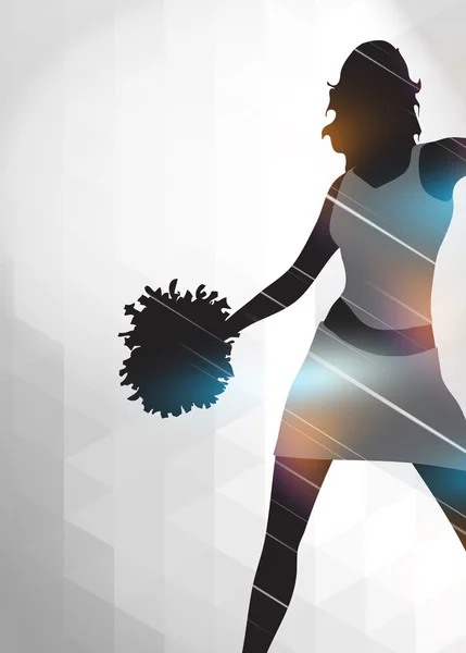 Cheerleader background — Stock Photo, Image