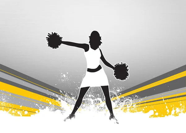 Cheerleader sfondo — Foto Stock