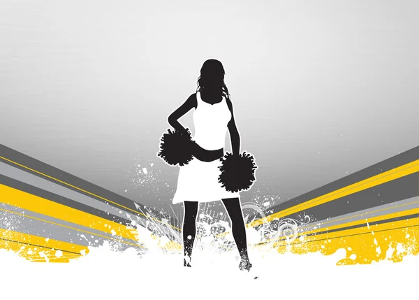 Cheerleader background — Stock Photo, Image