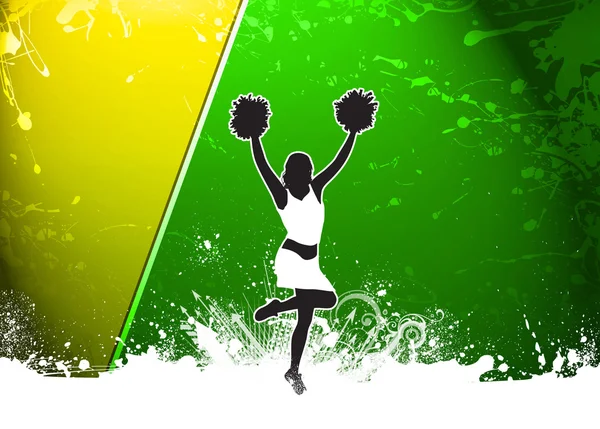 Cheerleader-Hintergrund — Stockfoto