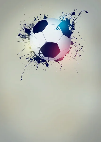 Futebol ou futebol fundo — Fotografia de Stock