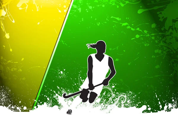 Field hockey background — Stock Photo, Image