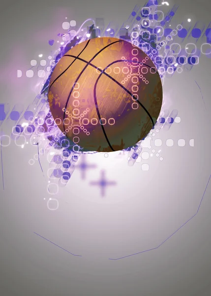 Basketball background — Stock Photo, Image