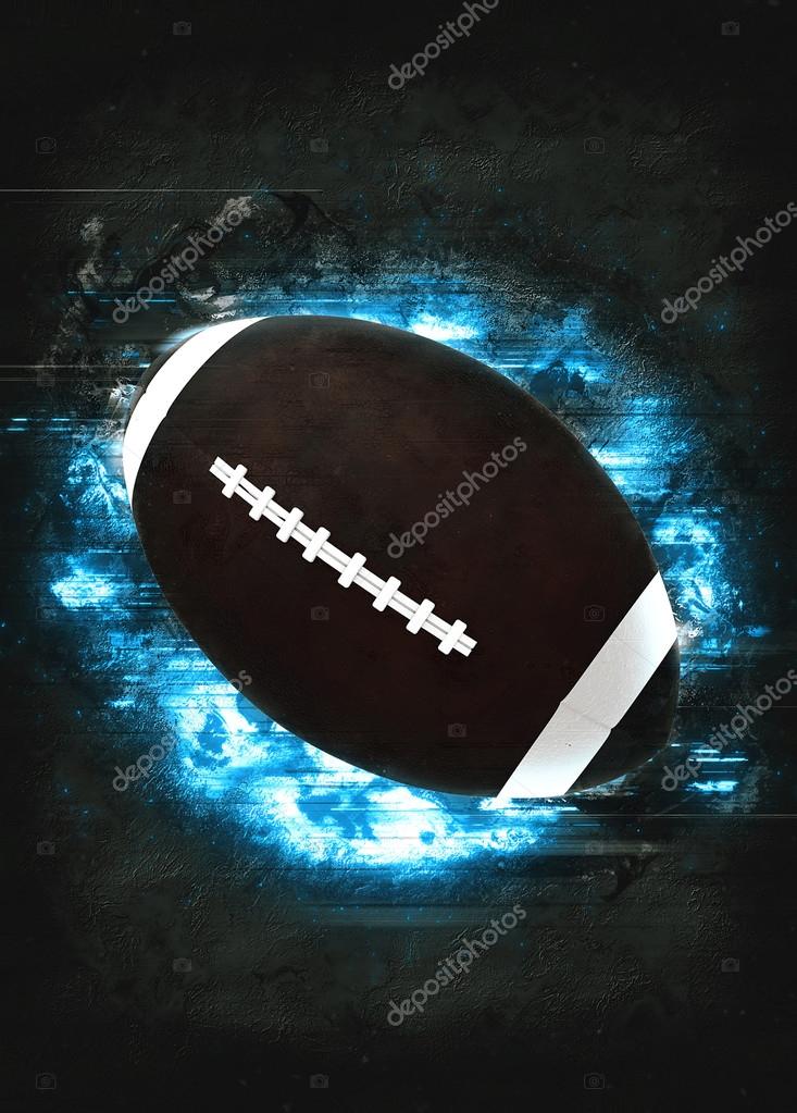 American Football 6x8 FT Photo Backdrops,Cartoon Style Rugby Icons Balls American Culture Competitive Game Sports Background for Party Home Decor Outdoorsy Theme Vinyl Shoot Props Multicolor