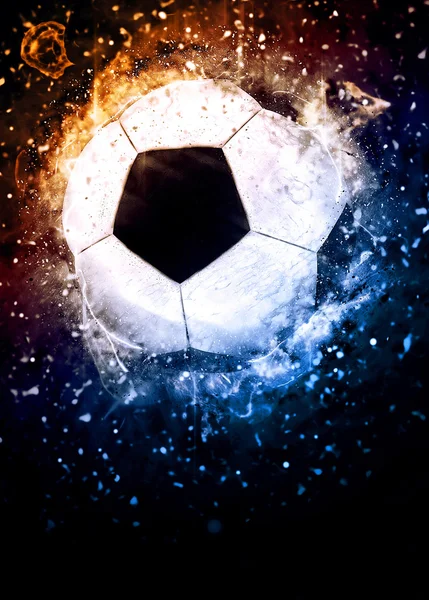 Piłka nożna i piłka nożna tło — Zdjęcie stockowe