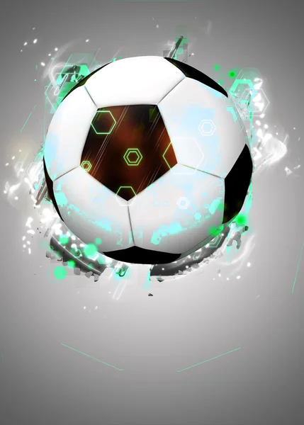 Fotboll eller fotboll bakgrund — Stockfoto