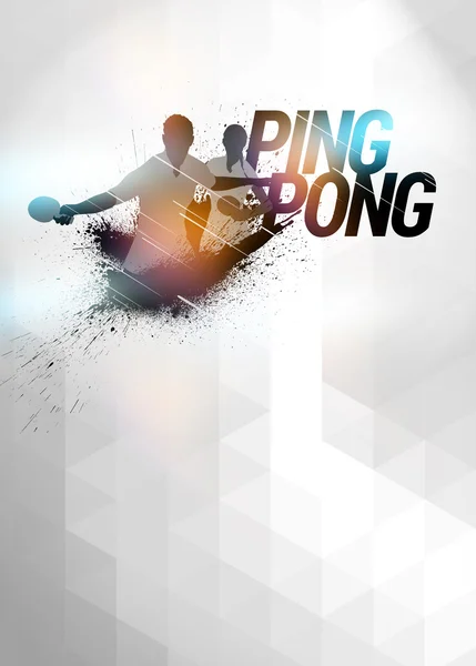 Ping pong background — Stock Photo, Image