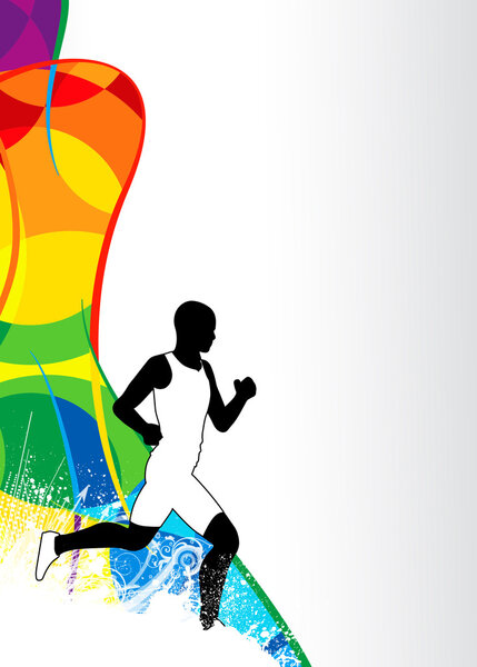 Running sport background