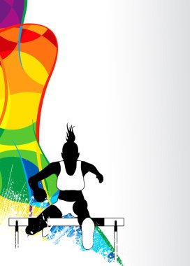 Spor arka çalışan Engelli