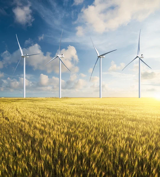 Wind power station — Stock Photo, Image