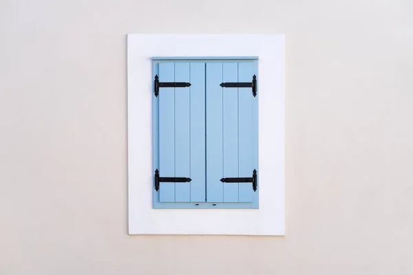 Window Blue Shutters Architectural Composition Closed Window Design Ideas Royalty Free Stock Images