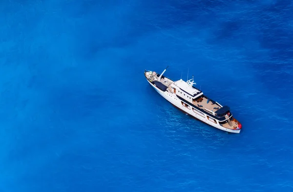 Vista Aérea Crucero Durante Día Aventura Viajes Paisaje Con Crucero — Foto de Stock