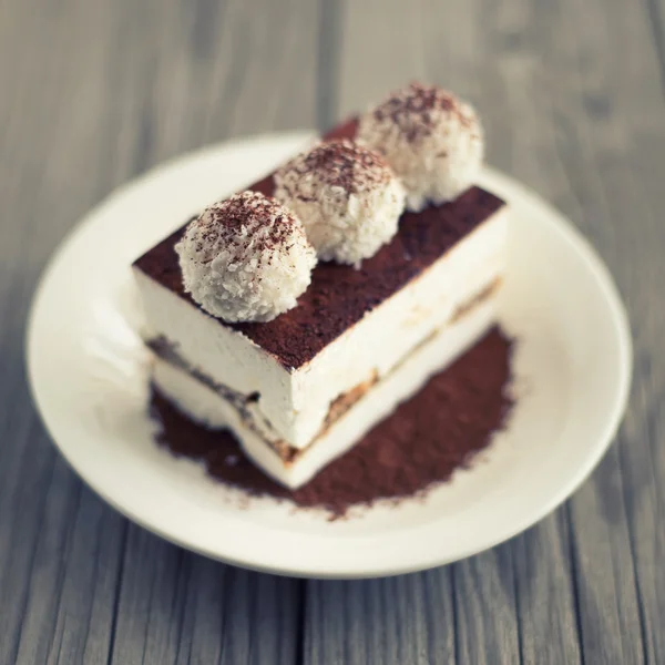Zoete smakelijke taart — Stockfoto