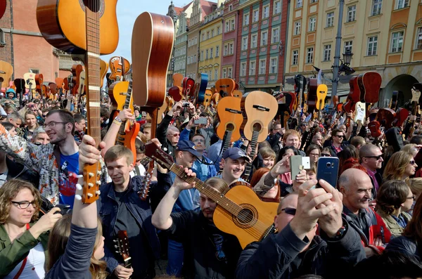 Hey Joe, gitara Guinnessa rekord — Zdjęcie stockowe