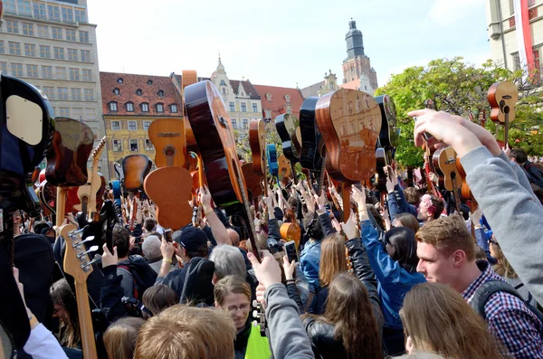 Hey Joe, gitara Guinnessa rekord — Zdjęcie stockowe