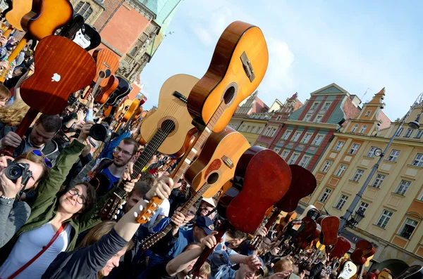 Hey Joe, gitara Guinnessa rekord — Zdjęcie stockowe