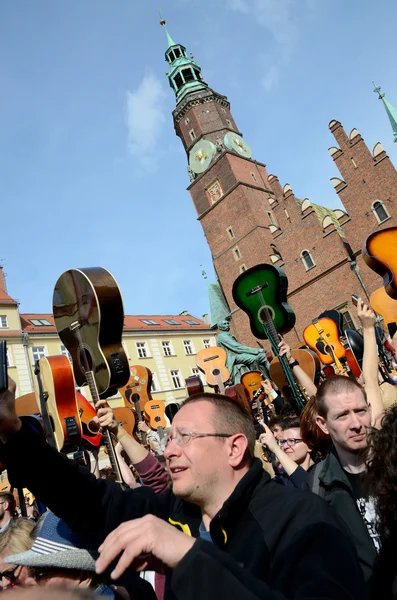 Hey Joe, gitara Guinnessa rekord — Zdjęcie stockowe