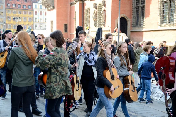 Hey Joe, gitara Guinnessa rekord — Zdjęcie stockowe