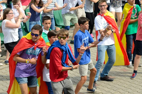 Pèlerins dansants, Journées mondiales de la Jeunesse 2016 — Photo