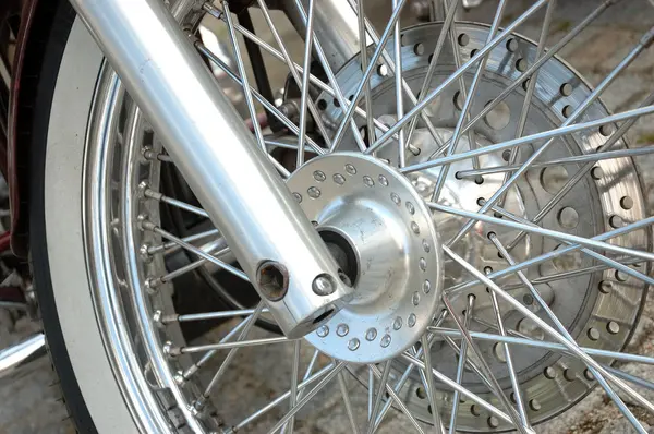 Motorcykel hjul — Stockfoto