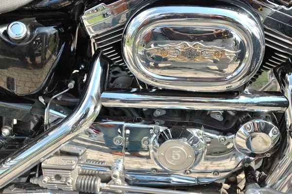 Closeup photo of motorbike — Stock Photo, Image