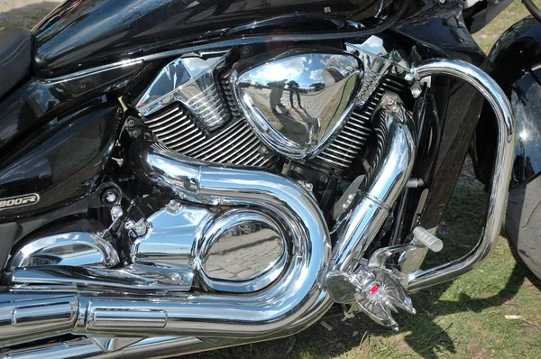 Closeup photo of motorbike — Stock Photo, Image