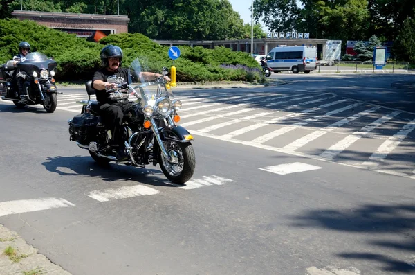 Motorcycle parade in Wroclaw, Poland — Stock Photo, Image