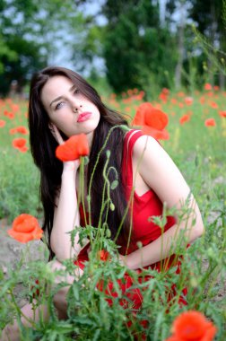 güzel esmer ile haşhaş