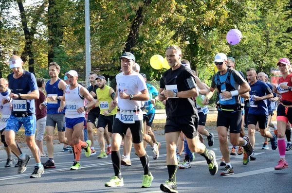 Wroclaw Marathon - runners — Zdjęcie stockowe