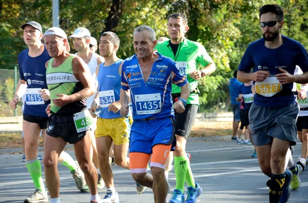 Wroclaw Marathon - runners — Stock Photo, Image