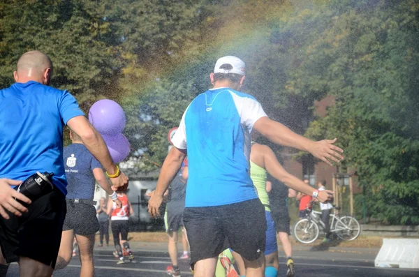 Wroclaw Marathon - runners — Stock Photo, Image