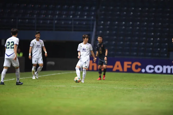 Buriram Thailand Mar13 2019 Lee Seunggi 14在Afc2019年期间 Jeonbuk Hyundai在安葬场与Jeonbuk Hyundai的比赛中的表现 — 图库照片