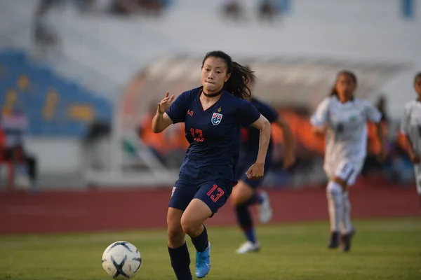 Chonburi Thailand 19Aug2019 Nutwadee Pramnak Hráč Thajska Akci Během Aff — Stock fotografie