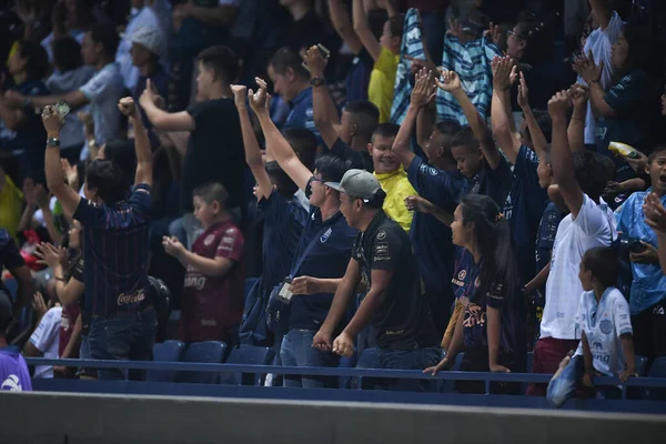 Buriram Thailand Mar132019 Buriramスタジアムでの全羅北道現代に対するBuriram Utdの間のAfc2019中に活動中の未確認ファン — ストック写真