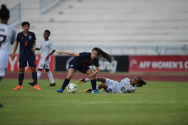 Chonburi Thailand 19Aug2019 Nutwadee Pramnak Player Thailand Action Aff Thailand — Stock Photo, Image