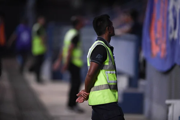 Buriram Thailand Mar13 2019 Sicherheitspersonal Einsatz Während Afc2019 Zwischen Buriram — Stockfoto