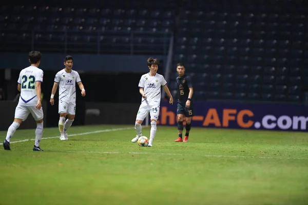 Buriram Thailand Mar13 2019 Lee Seunggi 14在Afc2019年期间 Jeonbuk Hyundai在安葬场与Jeonbuk Hyundai的比赛中的表现 — 图库照片