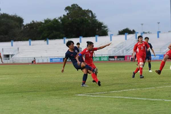 Bangkok Thailand 17Aug2019 Wilaiporn Boothduang Jogador Ação Tailandesa Durante Aff — Fotografia de Stock